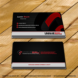 Business Card Design by KD Designz for Unique Project Solutions | Design: #2324458