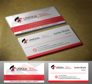Business Card Design by NZ for Unique Project Solutions | Design: #2321324