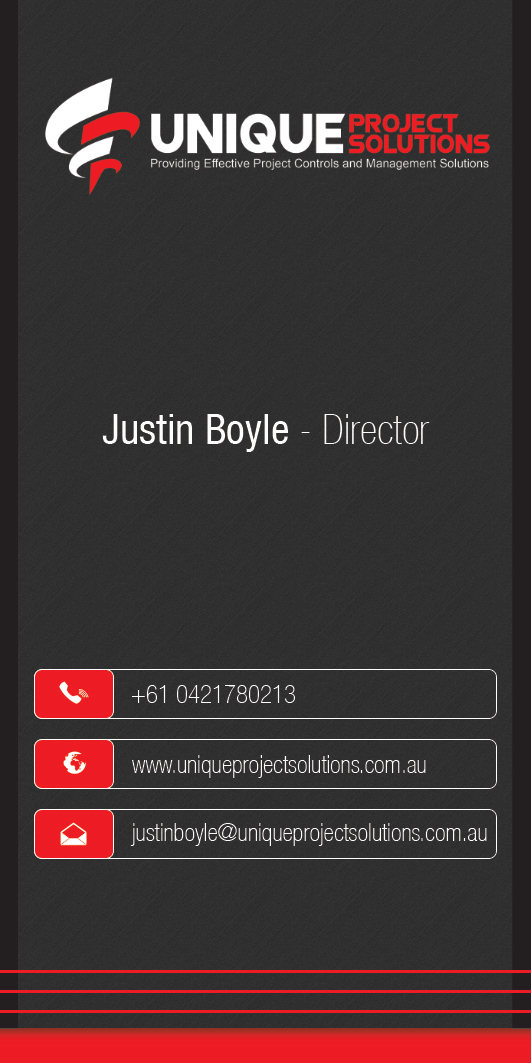 Business Card Design by Stoica Alin Ilie for Unique Project Solutions | Design #2320211