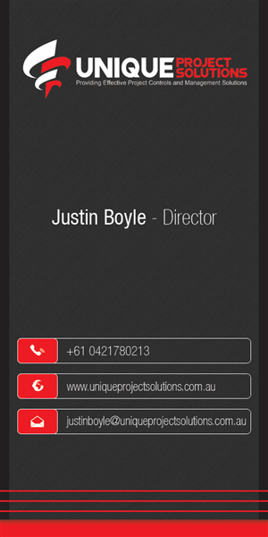 Business Card Design by Stoica Alin Ilie for Unique Project Solutions | Design: #2320211
