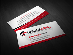 Business Card Design by Atvento Graphics for Unique Project Solutions | Design: #2332663