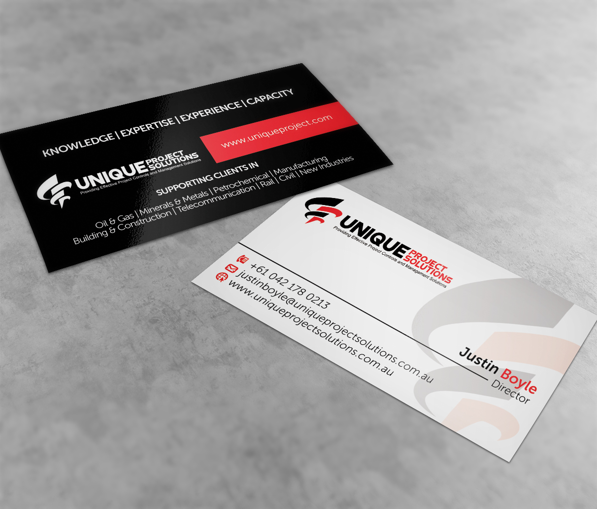 Business Card Design by navacreative for Unique Project Solutions | Design #2319310