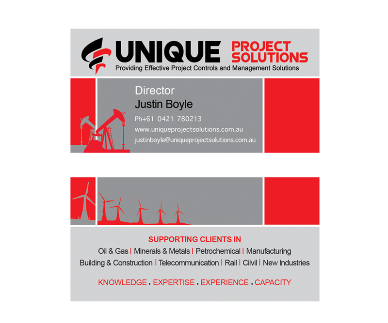 Business Card Design by Maya Dadgar for Unique Project Solutions | Design #2321342