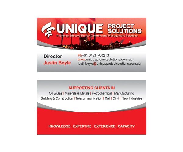 Business Card Design by Maya Dadgar for Unique Project Solutions | Design #2330545