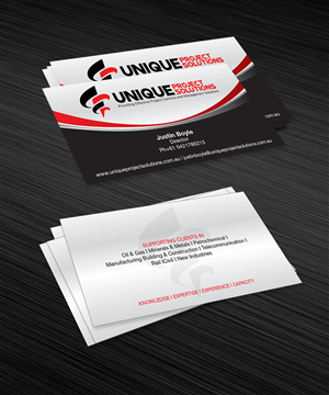 Business Card Design by Gwennie for Unique Project Solutions | Design: #2329483
