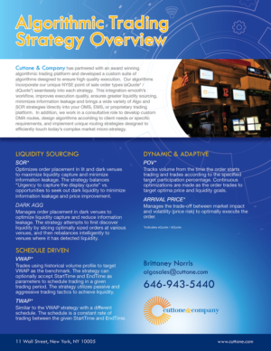 Flyer Design by DesignFive for Cuttone & Company | Design: #11437566