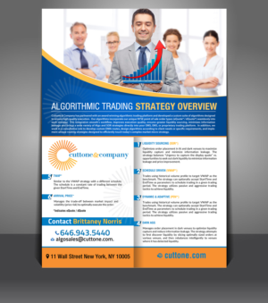 Flyer-Design von debdesign für Cuttone & Company | Design: #11429026