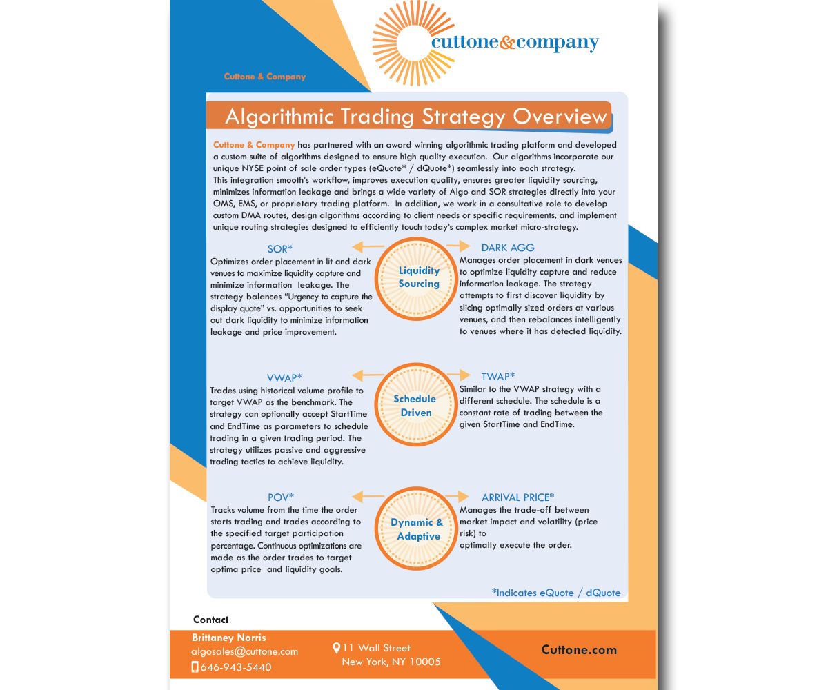 Flyer Design by designemmi for Cuttone & Company | Design #11475629