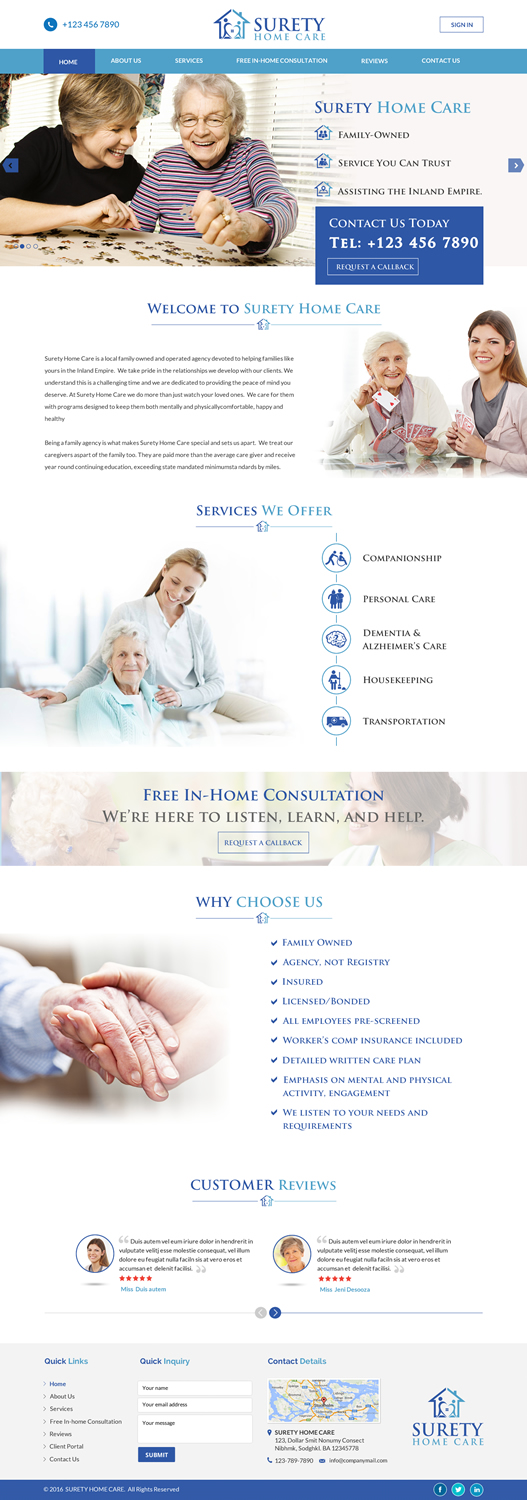 Web Design by Sbss for this project | Design #11429581