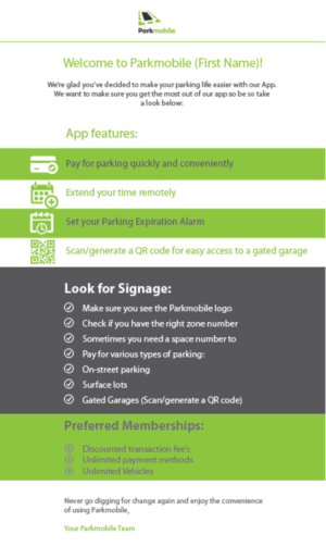 Email Marketing Design by schk for Parkmobile | Design: #11442002