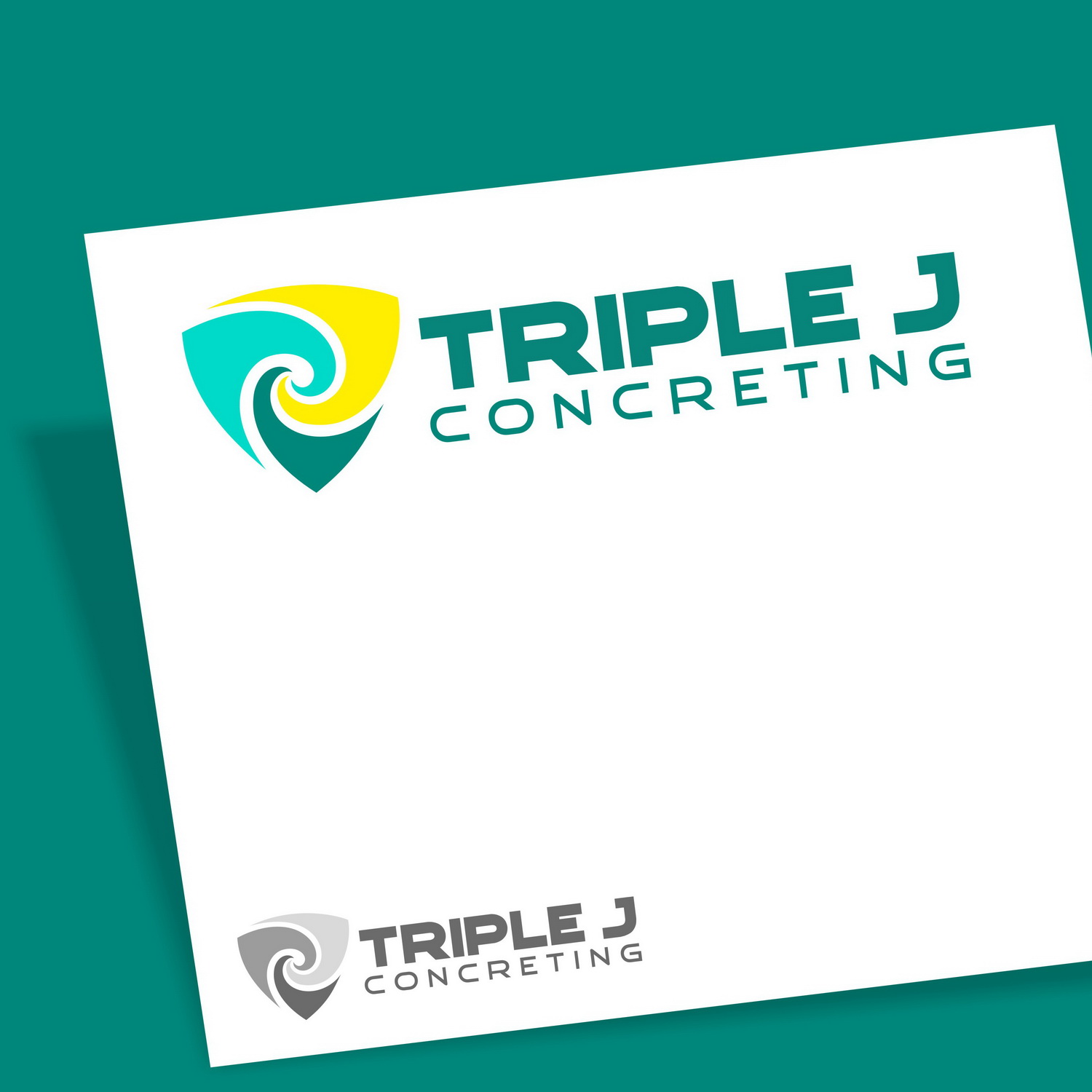 Logo Design by hamkur for Triple J Concreting | Design #11418585