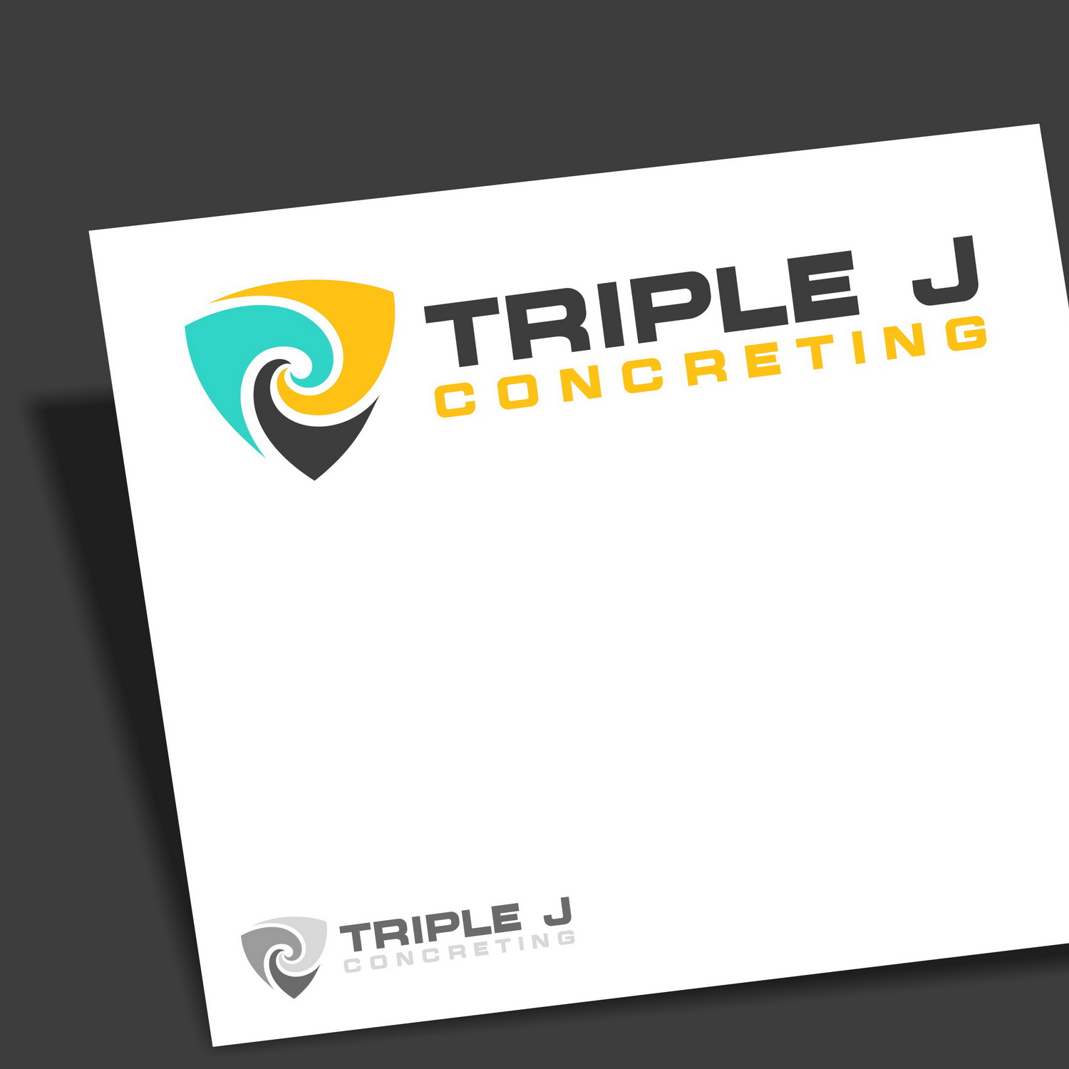 Diseño de Logo por hamkur para Triple J Concreting | Diseño #11432035