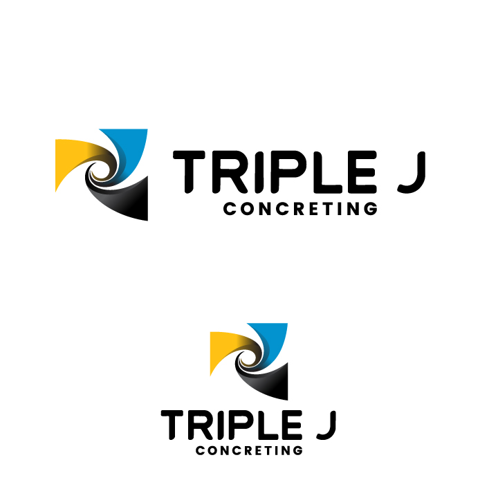 Diseño de Logo por Lykos para Triple J Concreting | Diseño #11421944