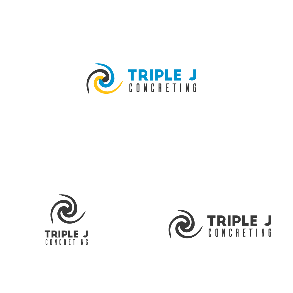 Diseño de Logo por AymanePro ™ para Triple J Concreting | Diseño #11455469