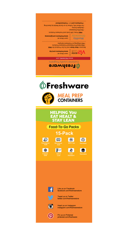 Label Design by ERICK ANDRE VOORNEMAN for Freshware, Inc. | Design #11451817
