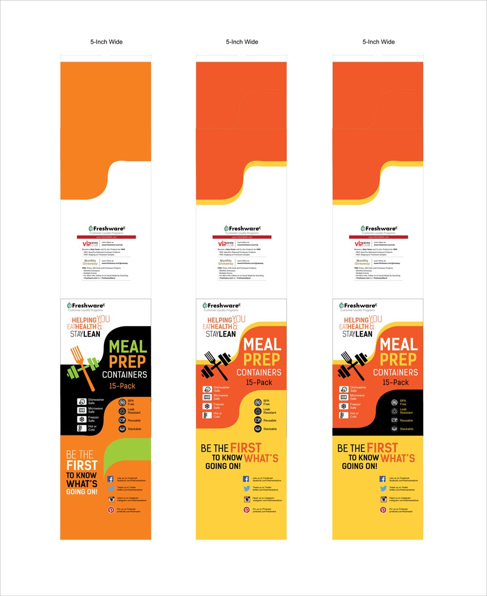 Label Design by nirmana1992 for Freshware, Inc. | Design #11435670