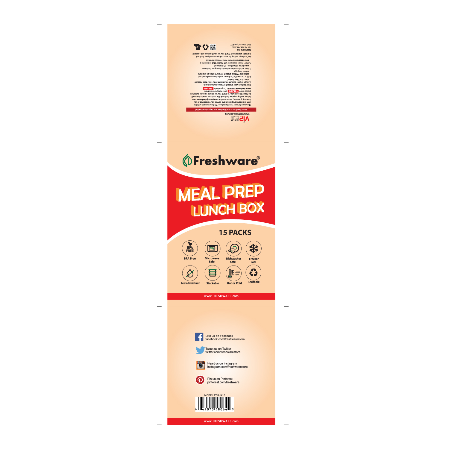 Label Design by m.allahe87 for Freshware, Inc. | Design #11636264