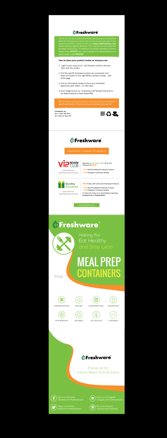 Label Design by pivotaldesign.biz for Freshware, Inc. | Design #11423241