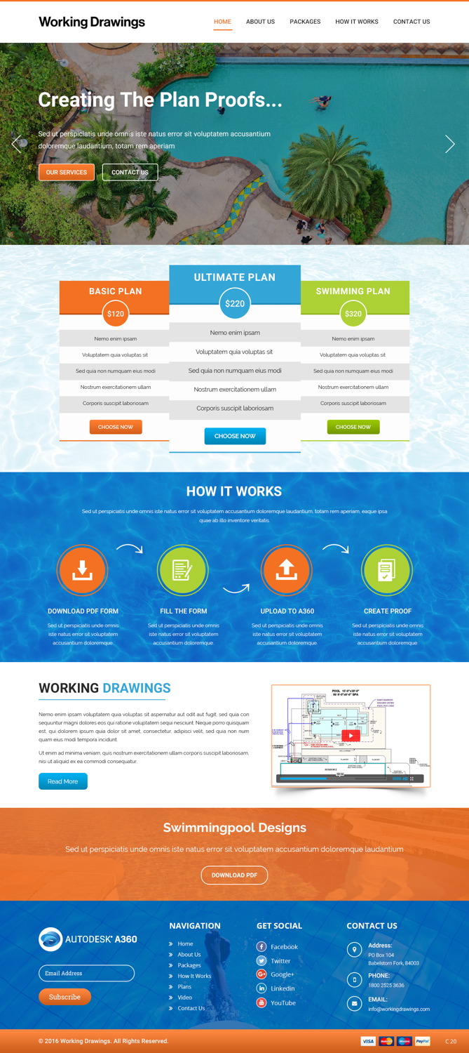 Web Design by pb for Working Drawings | Design #11429734