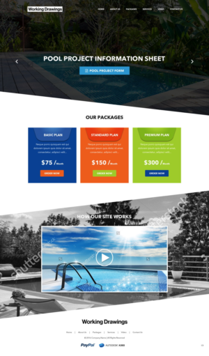 Web Design by pb for Working Drawings | Design: #11429740