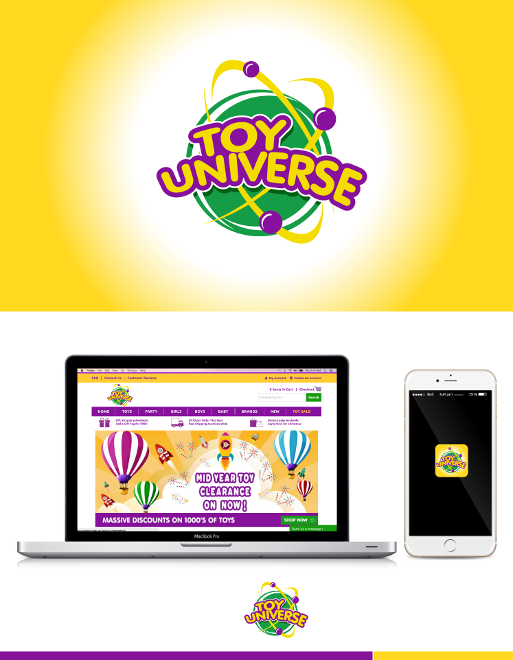Logo Design by Aleksic for Toy Universe | Design: #11419602