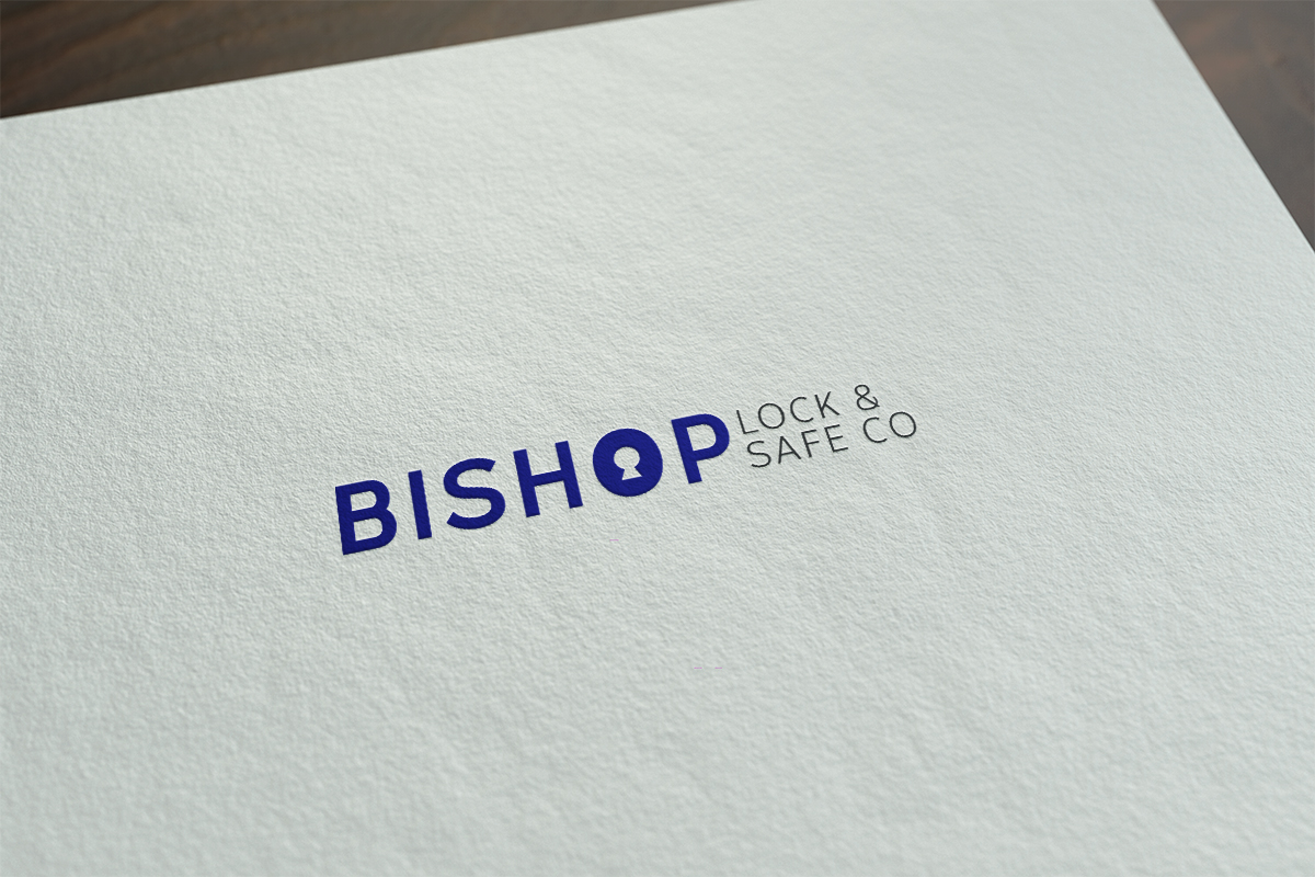 Logo-Design von Ellie Afonso für Bishop Lock and Safe Co | Design #11499254