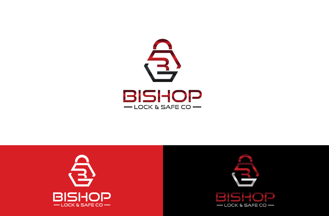 Logo-Design von GLDesigns für Bishop Lock and Safe Co | Design #11429443