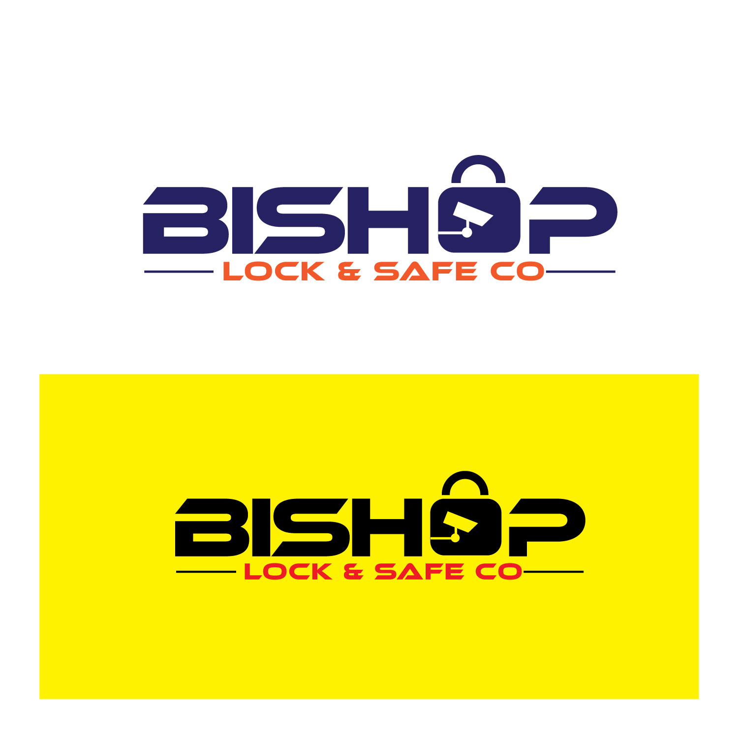 Logo-Design von C1 Media für Bishop Lock and Safe Co | Design #11434186