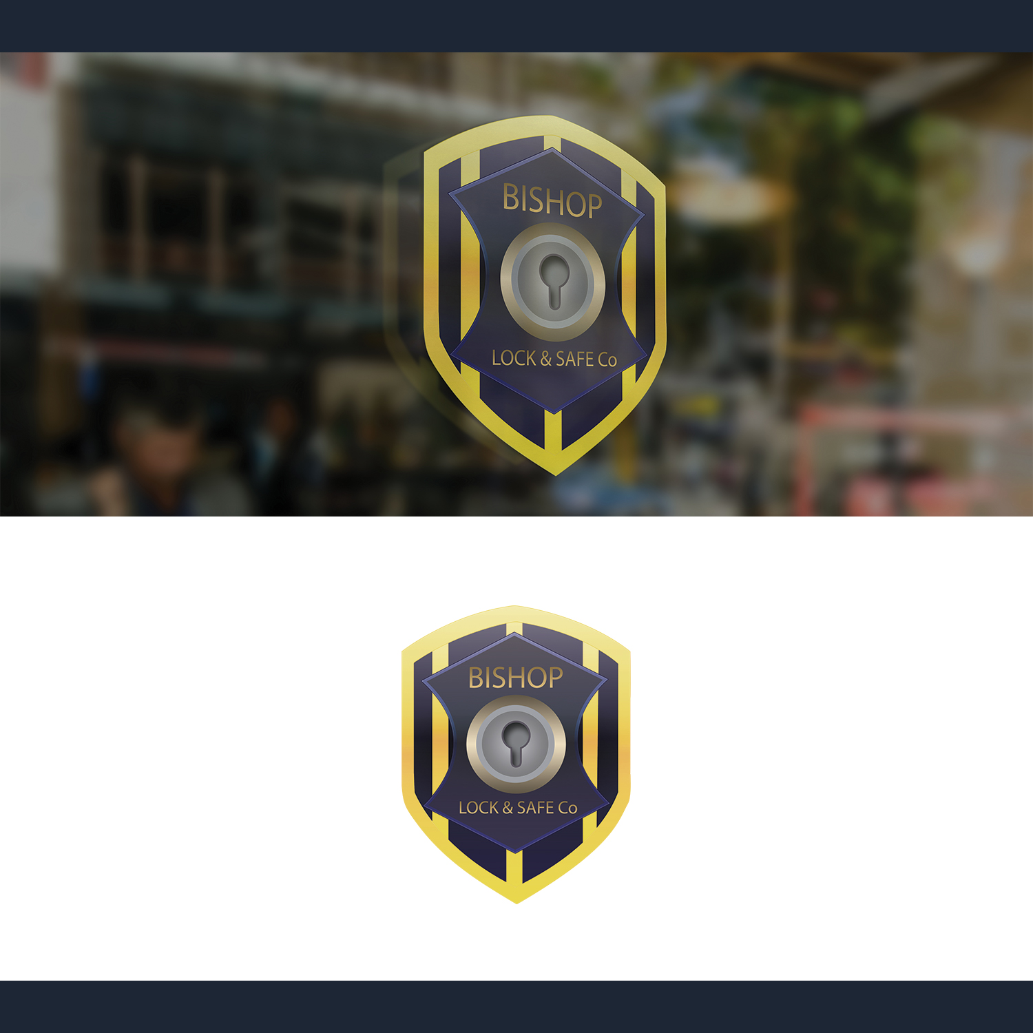 Logo Design by Sambstories for Bishop Lock and Safe Co | Design #11507891