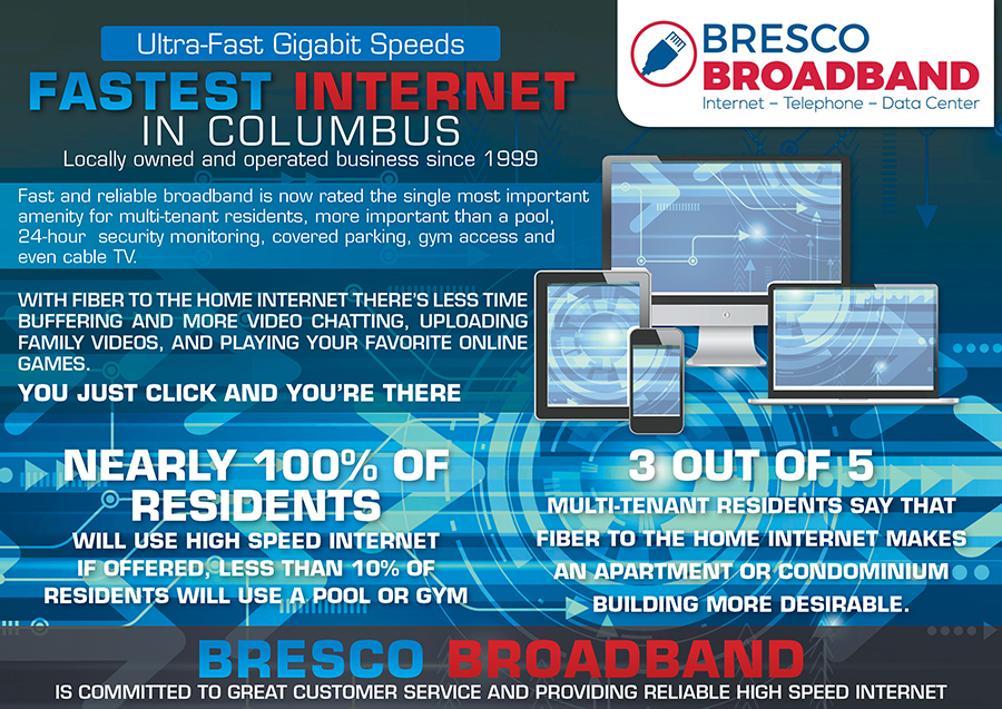 Design de Flyer par Alvin24 pour Bresco Broadband | Design #11457601