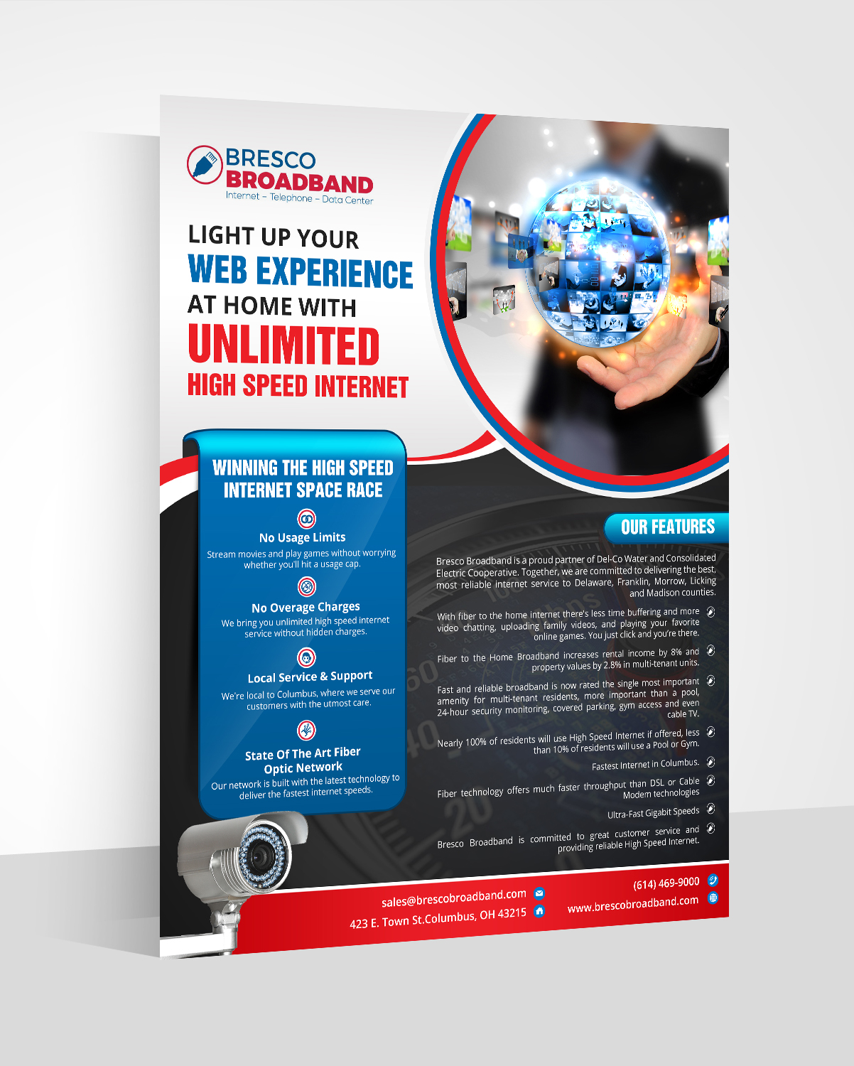 Flyer Design by aspiremedia for Bresco Broadband | Design #11469493