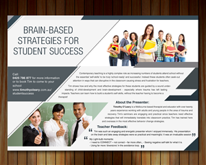 Teachers workshop flyer | Diseño de Flyer por Sbss