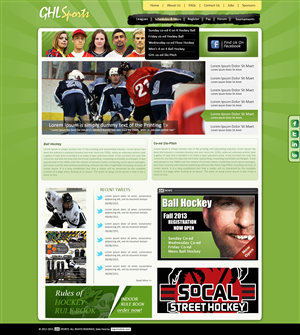 Diseño Web por Sunrise It Care para GHL Sports Ltd | Diseño #2353932
