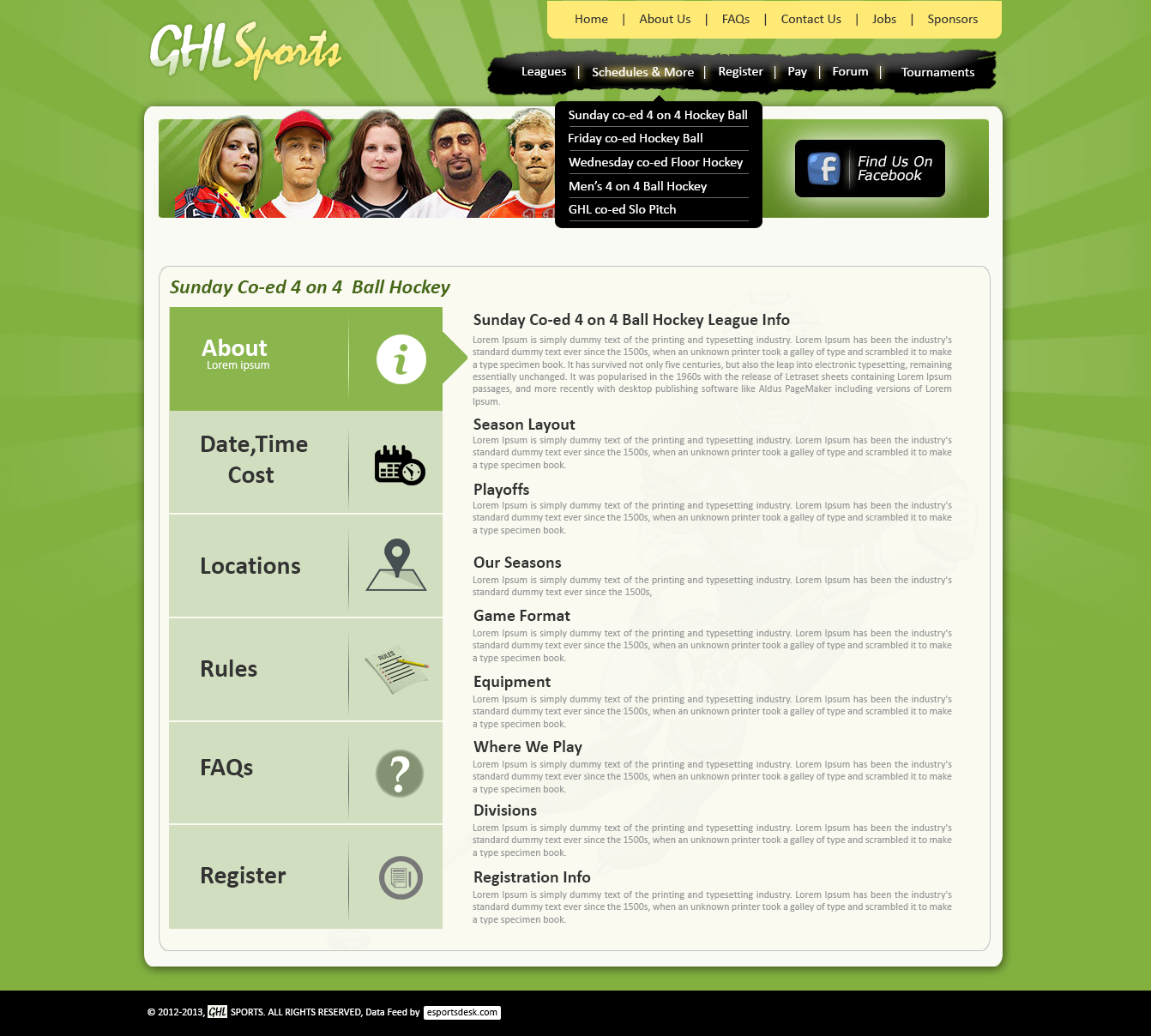 Web Design by Sunrise It Care for GHL Sports Ltd | Design #2353962