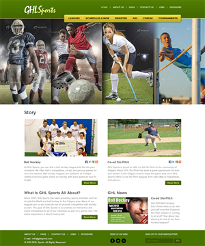 Diseño Web por Mayank Patel para GHL Sports Ltd | Diseño #2344694