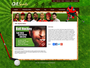 Diseño Web por designcruze para GHL Sports Ltd | Diseño #2340241