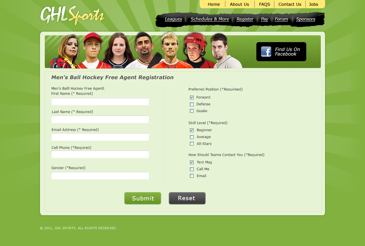 Web Design by webxvision for GHL Sports Ltd | Design #2355957