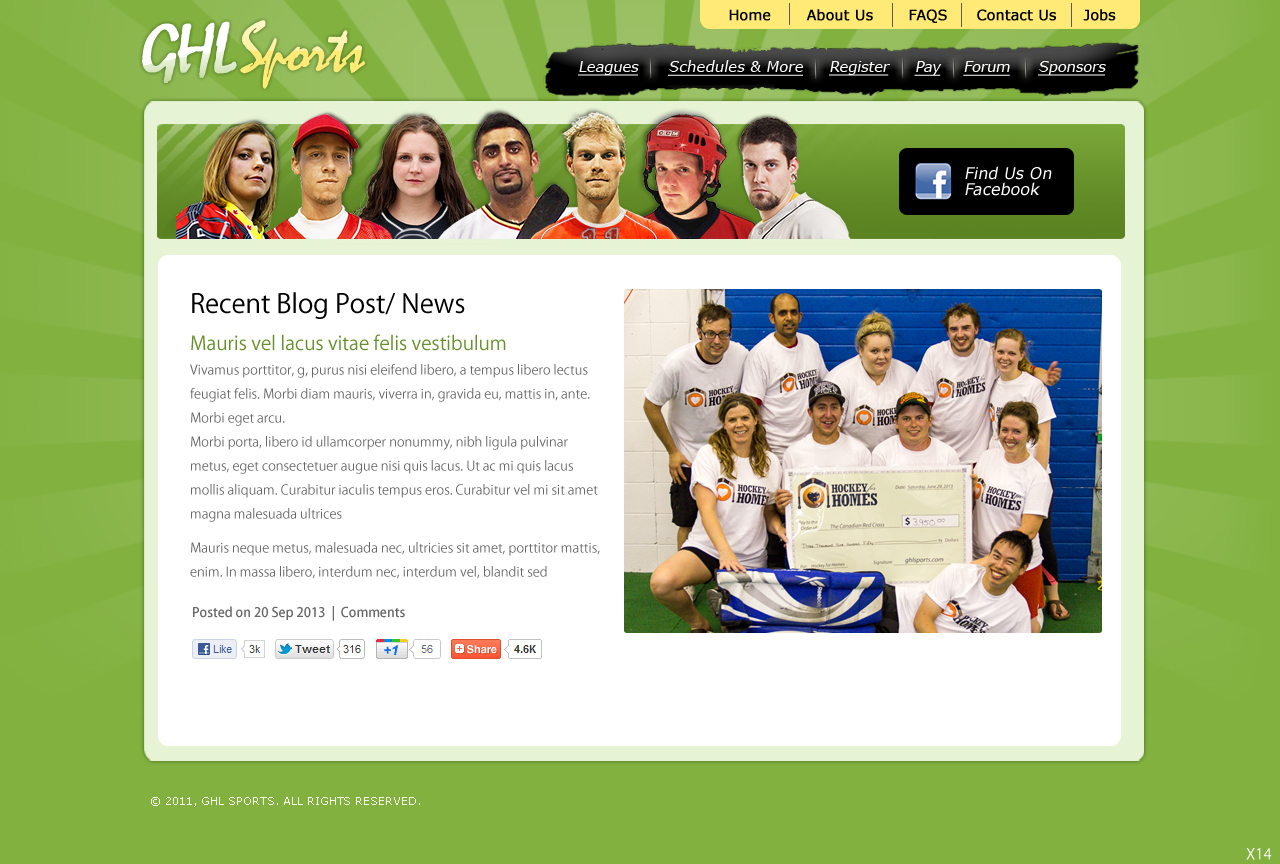 Web-Design von pb für GHL Sports Ltd | Design: #2433576