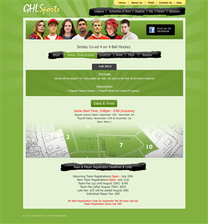 Diseño Web por Gexton para GHL Sports Ltd | Diseño #2349027