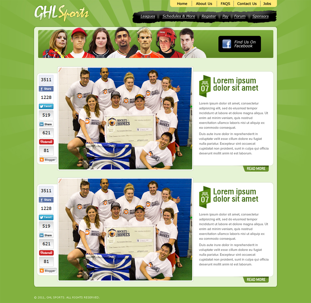 Web-Design von ShreejiAkshar für GHL Sports Ltd | Design #2376507