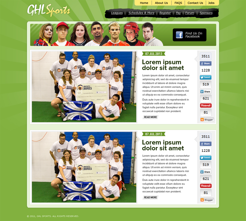 Web-Design von ShreejiAkshar für GHL Sports Ltd | Design #2376761