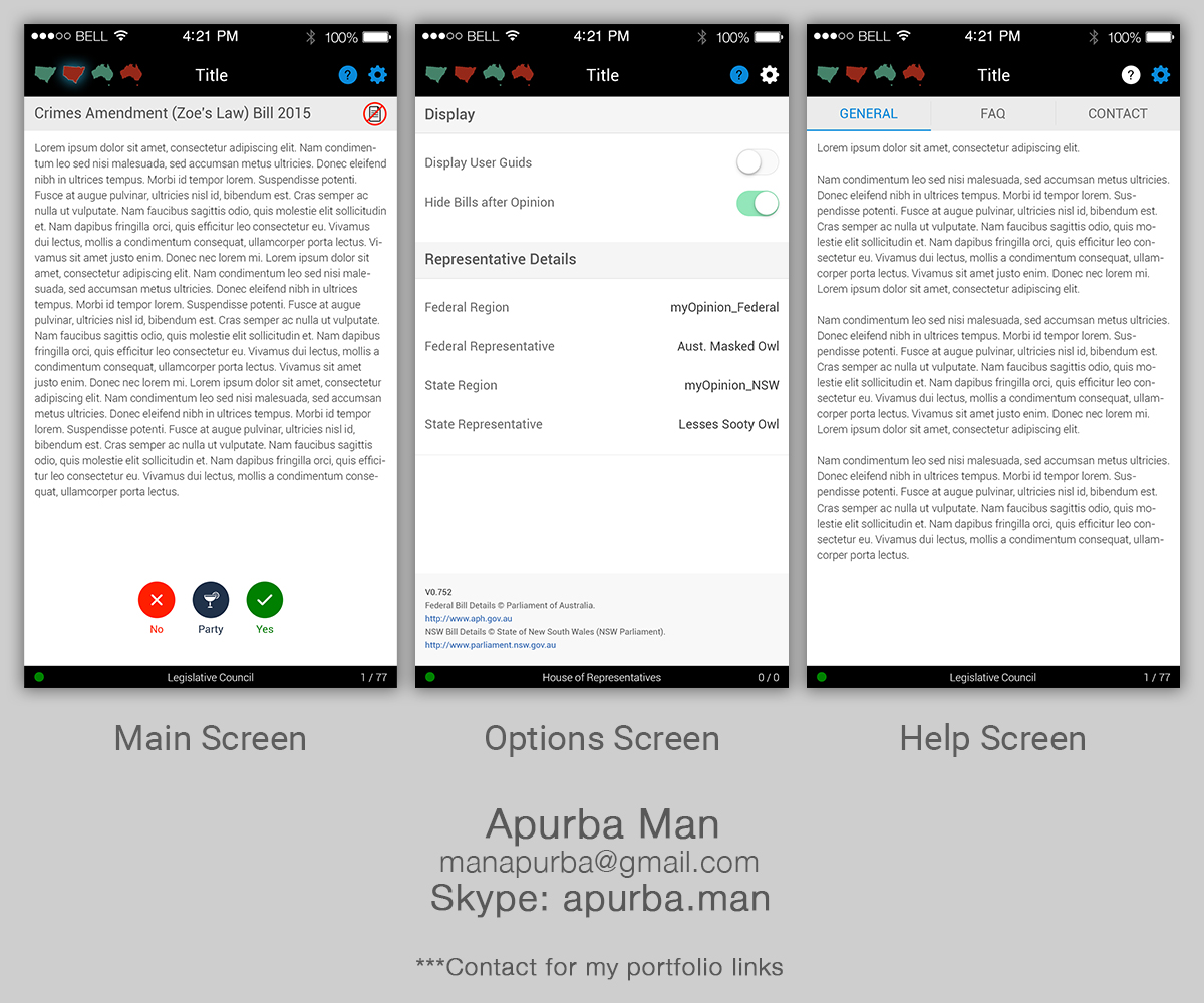 App Design by ApurbaMan for this project | Design #11452004