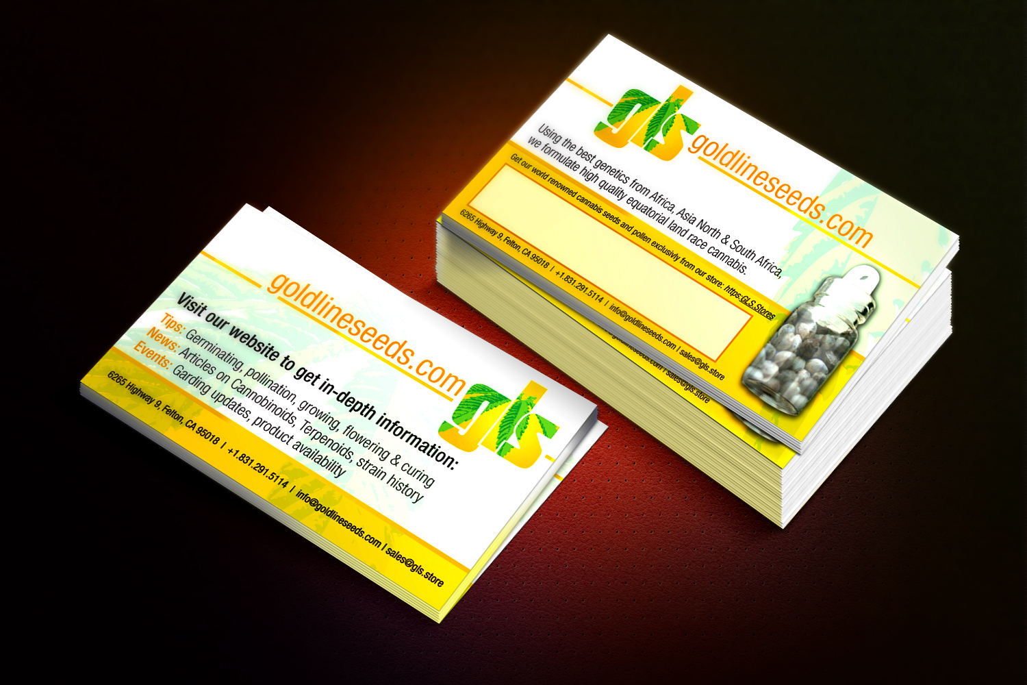 Business Card Design by PlanB for GoldLineSeeds.com | Design #11477876