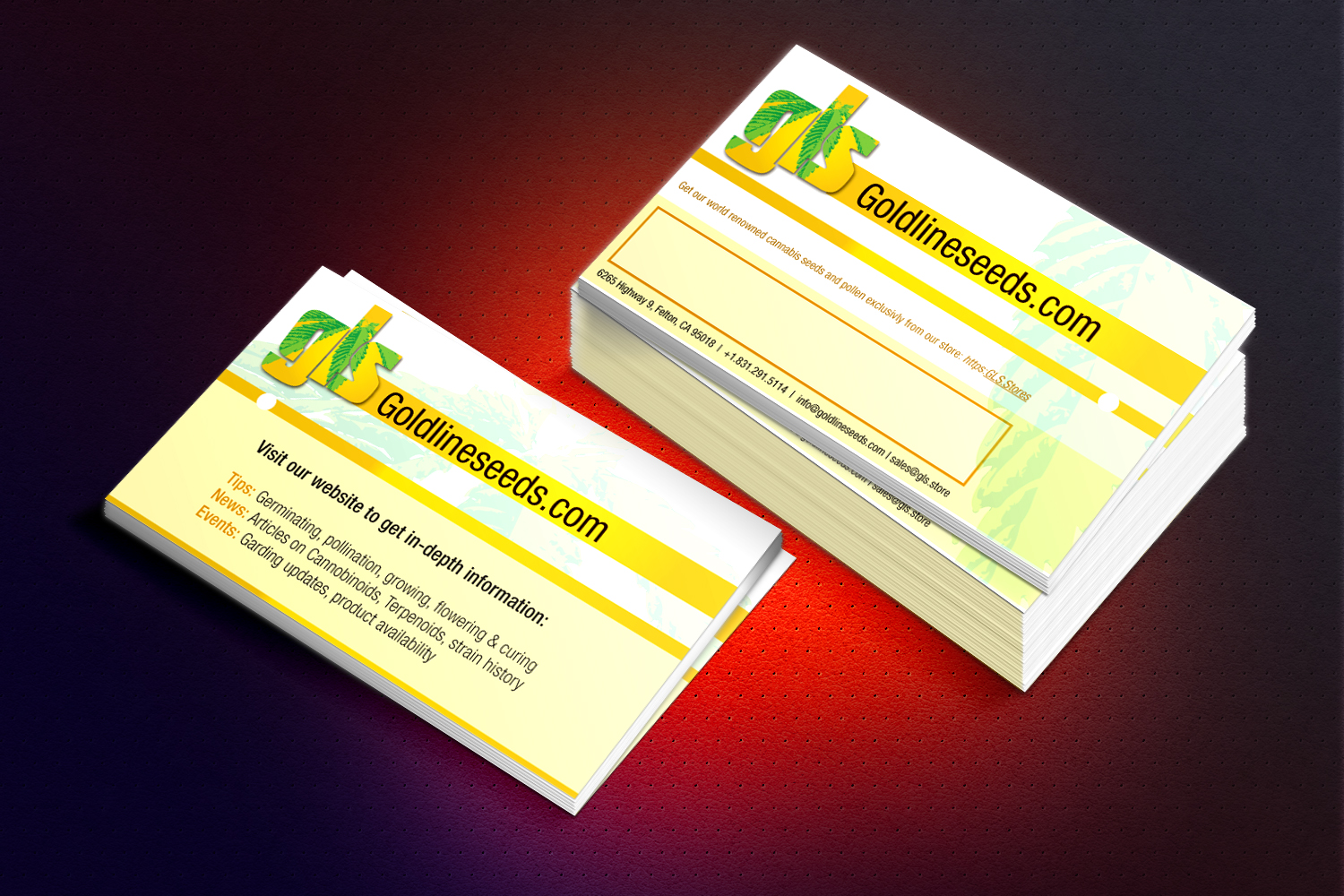 Business Card Design by PlanB for GoldLineSeeds.com | Design #11513323