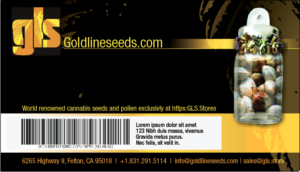 Diseño de Tarjeta de Presentación por PlanB para GoldLineSeeds.com | Diseño: #11522234
