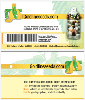 Diseño de Tarjeta de Presentación por PlanB para GoldLineSeeds.com | Diseño: #11523452