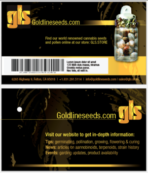 Diseño de Tarjeta de Presentación por PlanB para GoldLineSeeds.com | Diseño: #11523453