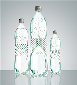 International Bottled Water Company Needs a Unique Bottle Design | Graphic Design by MB design