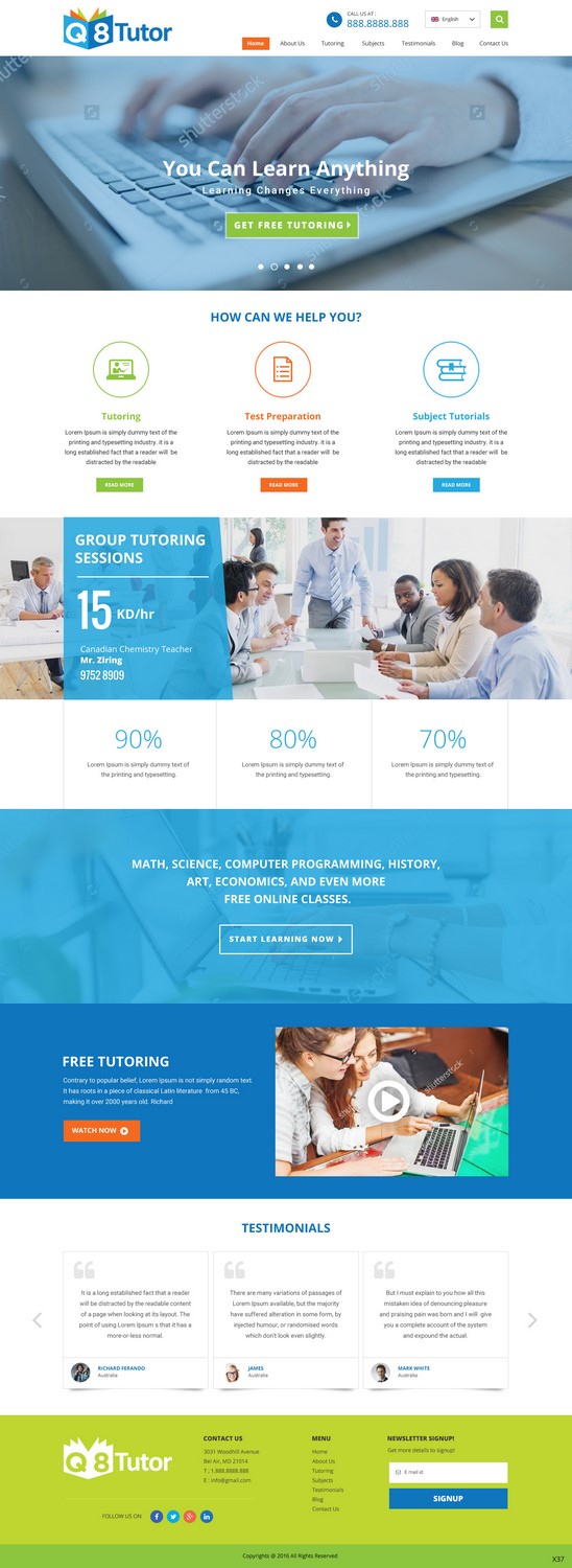 Web Design par pb pour orca | Design #11627913