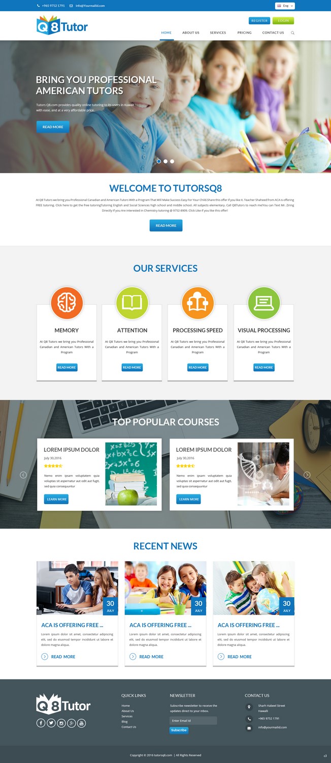 Web Design par pb pour orca | Design #11627925